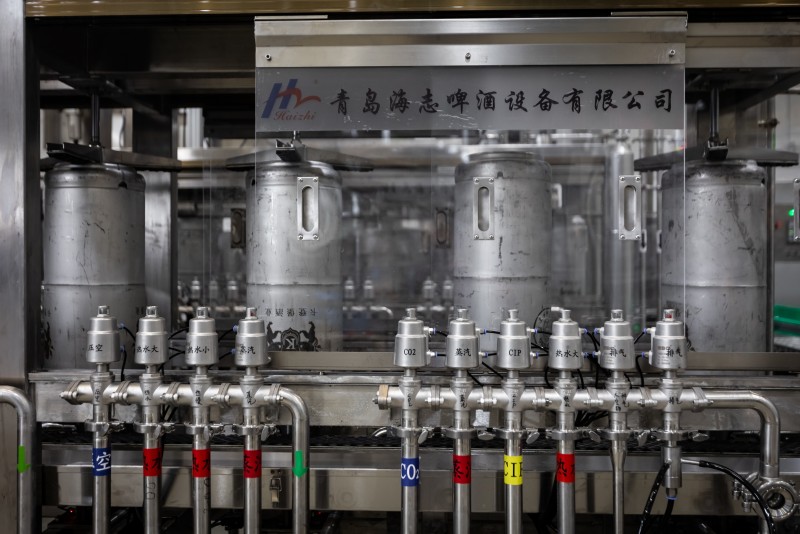 啤酒桶自动清洗灌装线-全自动啤酒桶清洗灌装二合一生产线