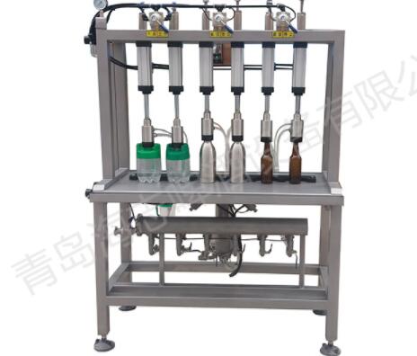 山东青岛啤酒厂订购10台啤酒灌装机